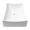 Alfi Brand ALFI brand ABC904 White 26" Fancy Rectangular Above Mount Ceramic Sink ABC904 - alternate 7